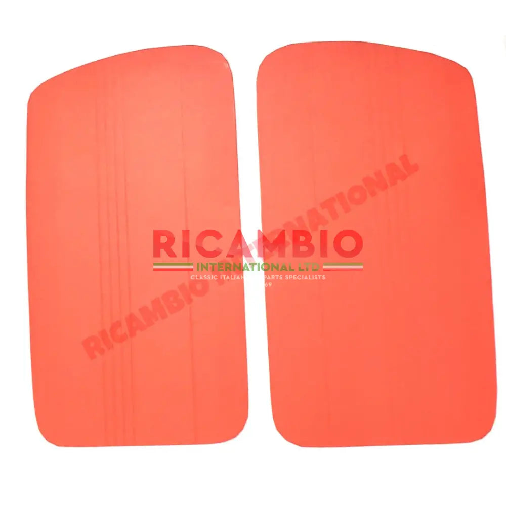 Red Inner Door Panel - Classic Fiat 500 D - Interior Parts and Trim