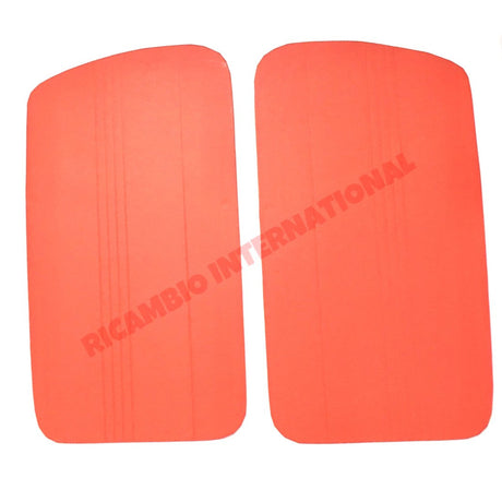 Red Inner Door Panel Kit - Classic Fiat 500 D - Classic Fiat 500 Parts & Spares