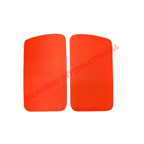 Red Inner Door Panel Kit - Classic Fiat 500N - Classic Fiat 500 Parts & Spares