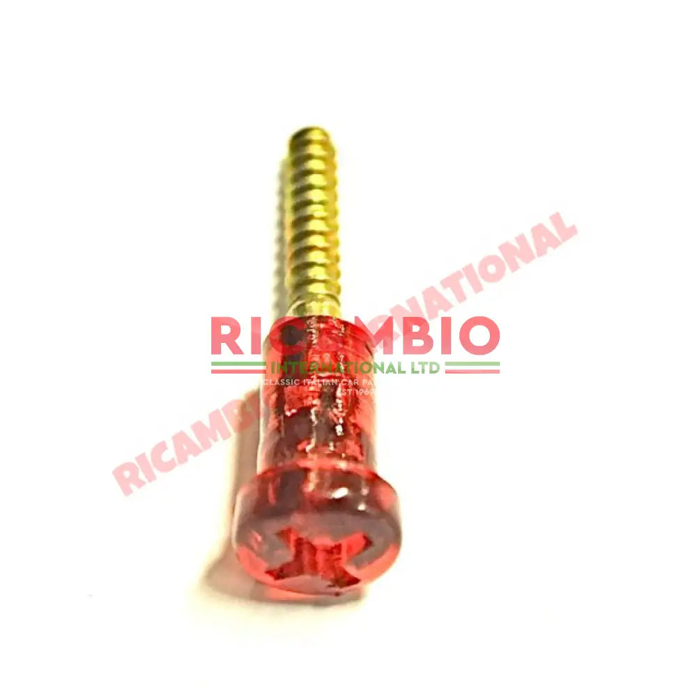 Red Lamp Screw (30mm) - Fiat Lancia & Alfa Romeo - Lights - Lamps & Lenses