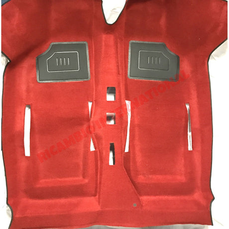 Red ’Loop Pile’ Original Style Carpet - Classic Fiat 500 126 - Carpet