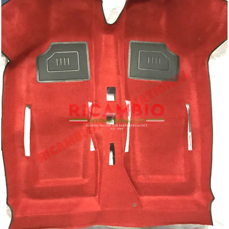 Red ’Loop Pile’ Original Style Carpet - Classic Fiat 500 126 - Carpet