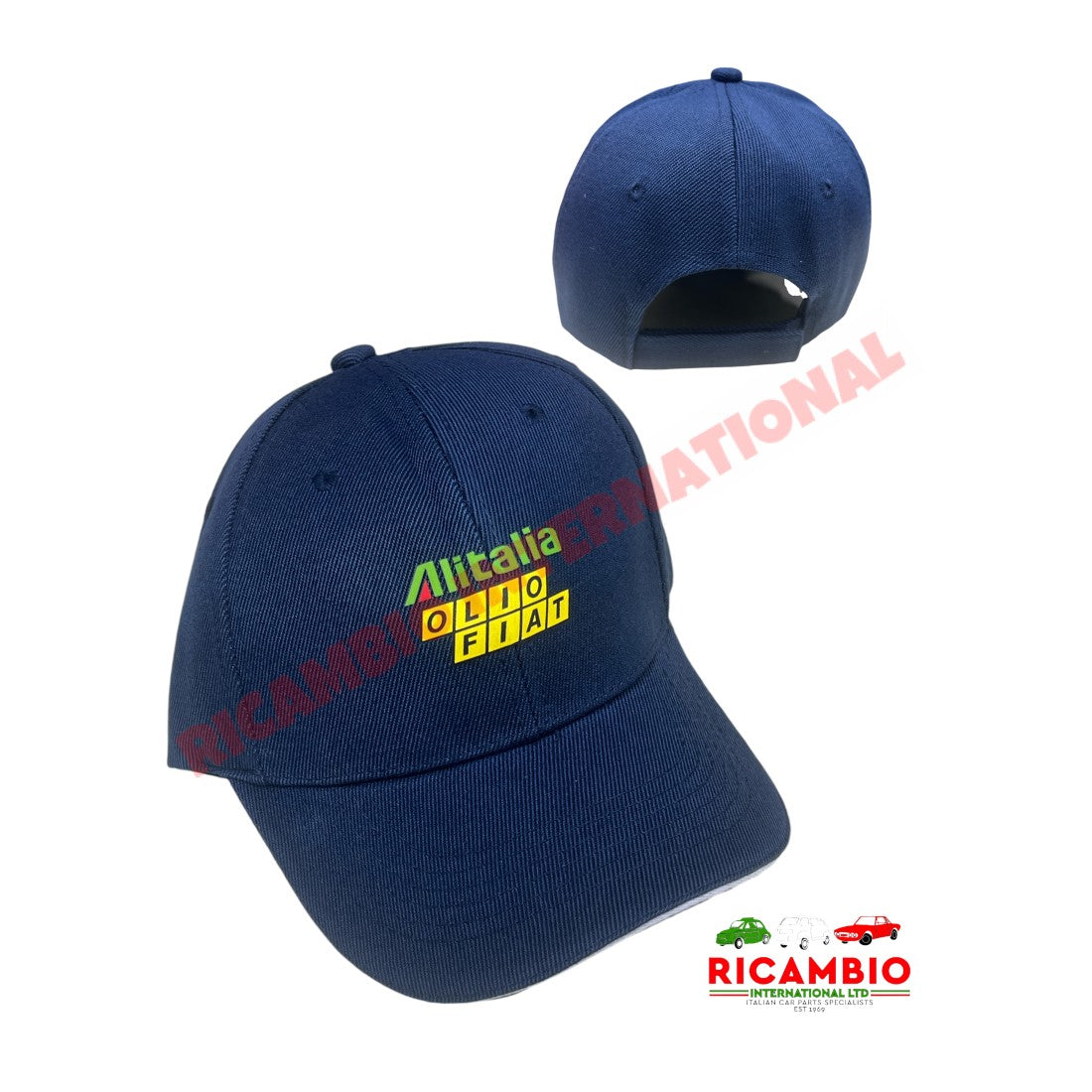 Retro Baseball Cap ’Alitalia Olio Fiat’ - One Size Fits All - Service Items