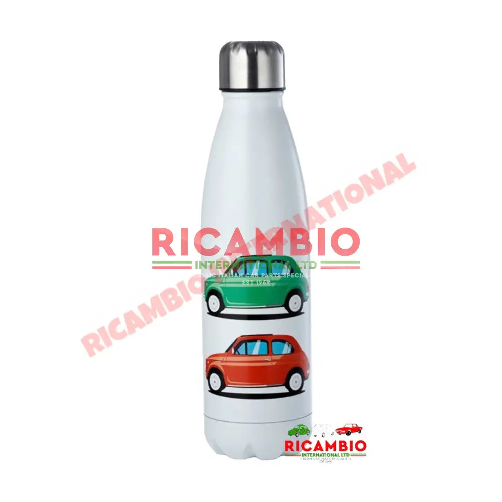 RETRO HOLD & COLD DRINKS BOTTLE (500ml) FIAT 500 - Toys - Gifts & Novelty Items