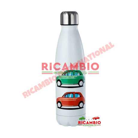 RETRO HOLD & COLD DRINKS BOTTLE (500ml) FIAT 500 - Toys - Gifts & Novelty Items