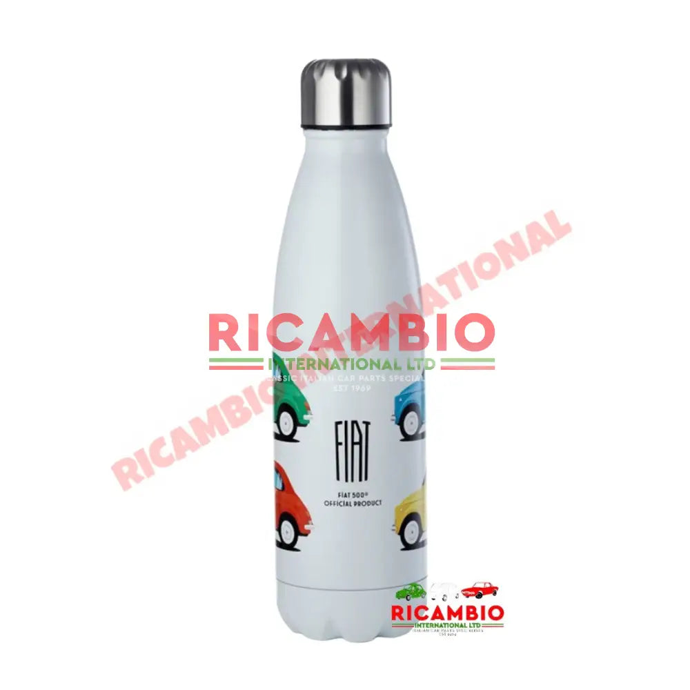 RETRO HOLD & COLD DRINKS BOTTLE (500ml) FIAT 500 - Toys - Gifts & Novelty Items