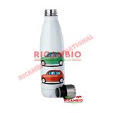 RETRO HOLD & COLD DRINKS BOTTLE (500ml) FIAT 500 - Toys - Gifts & Novelty Items