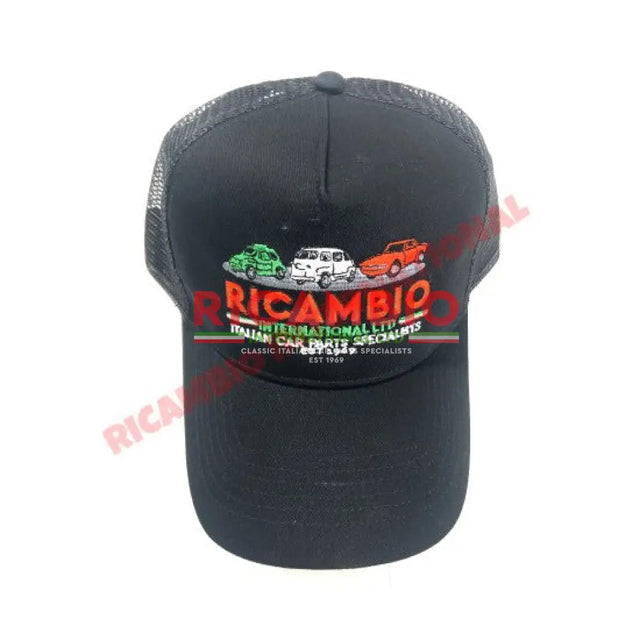 Ricambio Retro Style Black Trucker Cap - Ricambio Merchandise