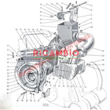 Right Angle Engine Air Hose - Classic Fiat 500 - Heating and Cooling