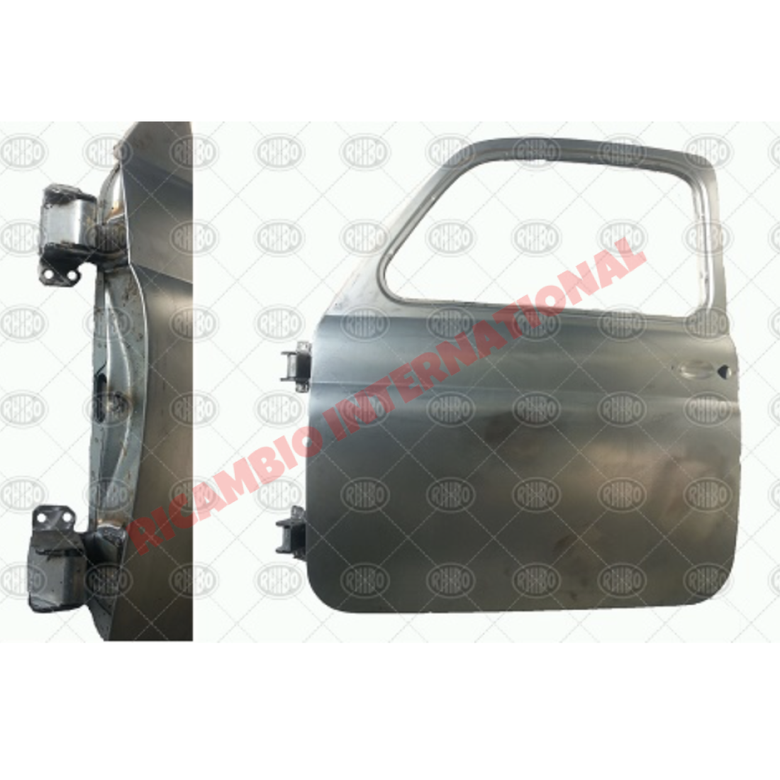O/S Right Hand Door (8 BOLT HINGE) - Classic Fiat 500 - Classic Fiat 500 Parts & Spares