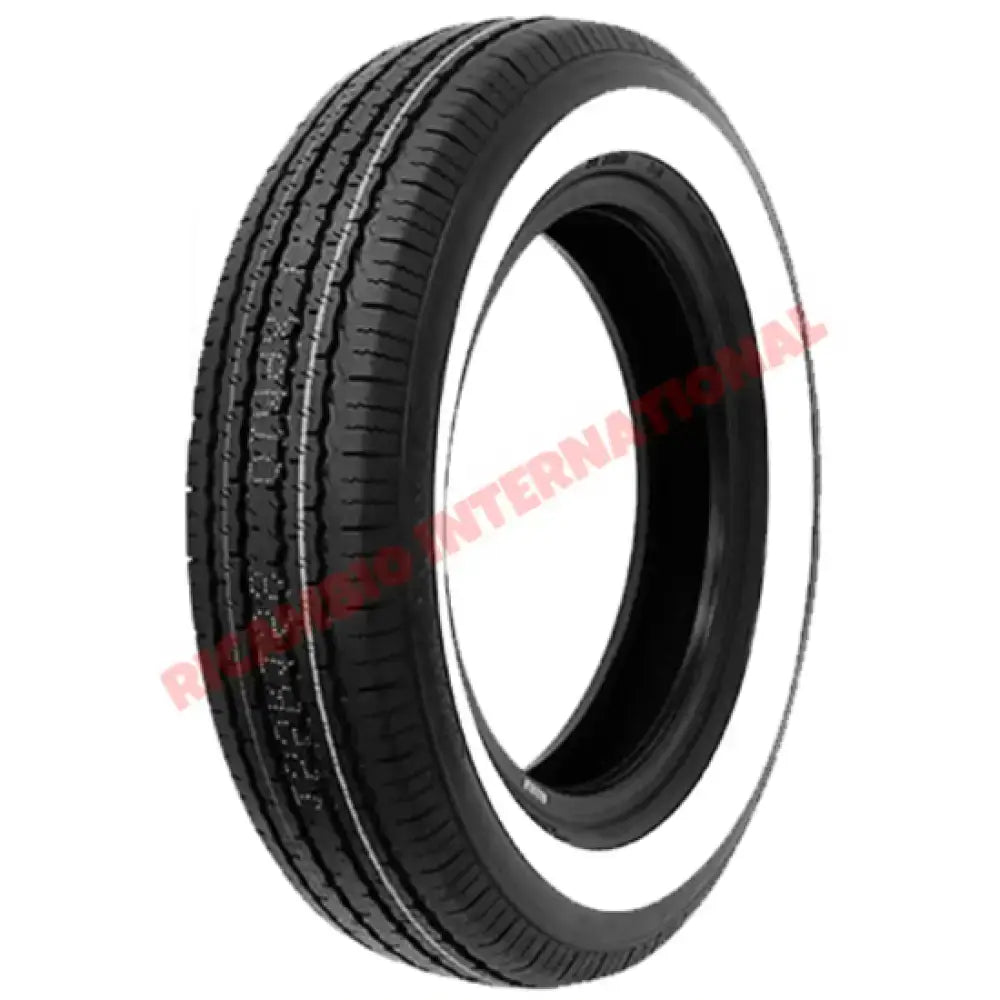 Tyre White Wall 125/62S x 12 (30mm Whitewall) - Classic Fiat 500 Autobianchi - Wheels - Tyres and Tubes