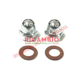 Rocker Cover Chrome Domed Nuts & Washer Kit - Classic Fiat 500 126 - Mechanical & Engine Parts