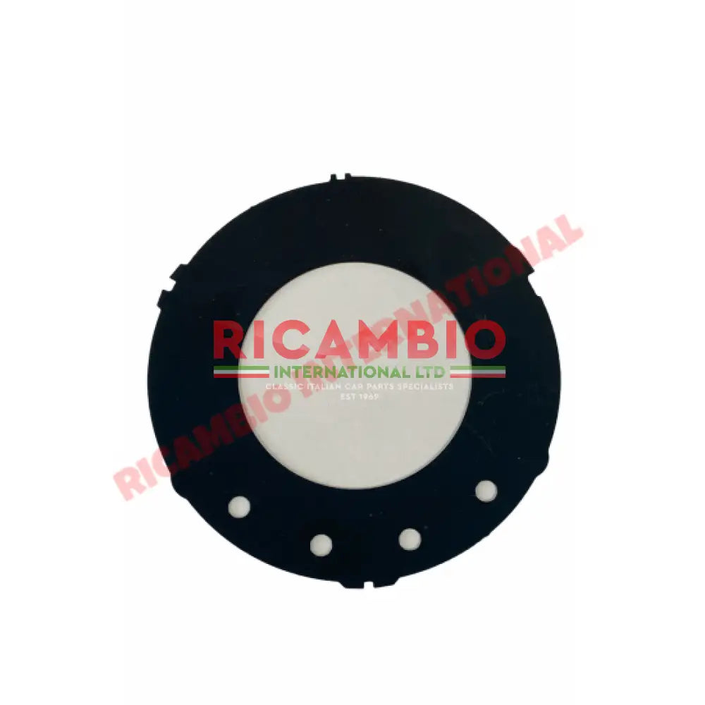 Round Speedo Black Background - Classic Fiat 500 D,F,R - Speedo and Parts