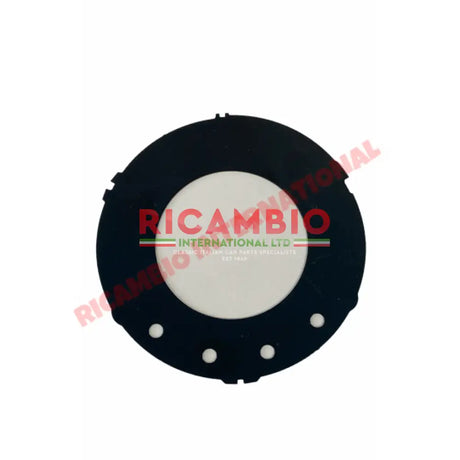 Round Speedo Black Background - Classic Fiat 500 D,F,R - Speedo and Parts