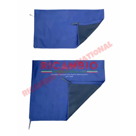 Royal Blue MOHAIR Black Twin Sunroof Kit - Classic Fiat Panda - Sunroof & Associated Parts