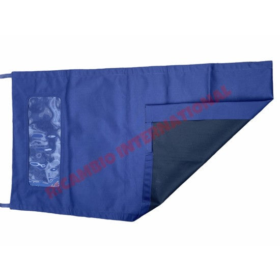 ROYAL BLUE MOHAIR LONG Sunroof Cover - Classic Fiat 500 - Classic Fiat 500 Parts & Spares