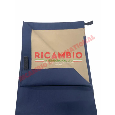 ROYAL BLUE MOHAIR SHORT Sunroof Cover - Classic Fiat 500 126 - Sunroof