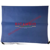 ROYAL BLUE MOHAIR SHORT Sunroof Cover - Classic Fiat 500 126 - Sunroof