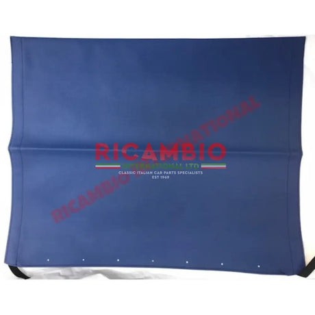 ROYAL BLUE MOHAIR SHORT Sunroof Cover - Classic Fiat 500 126 - Sunroof