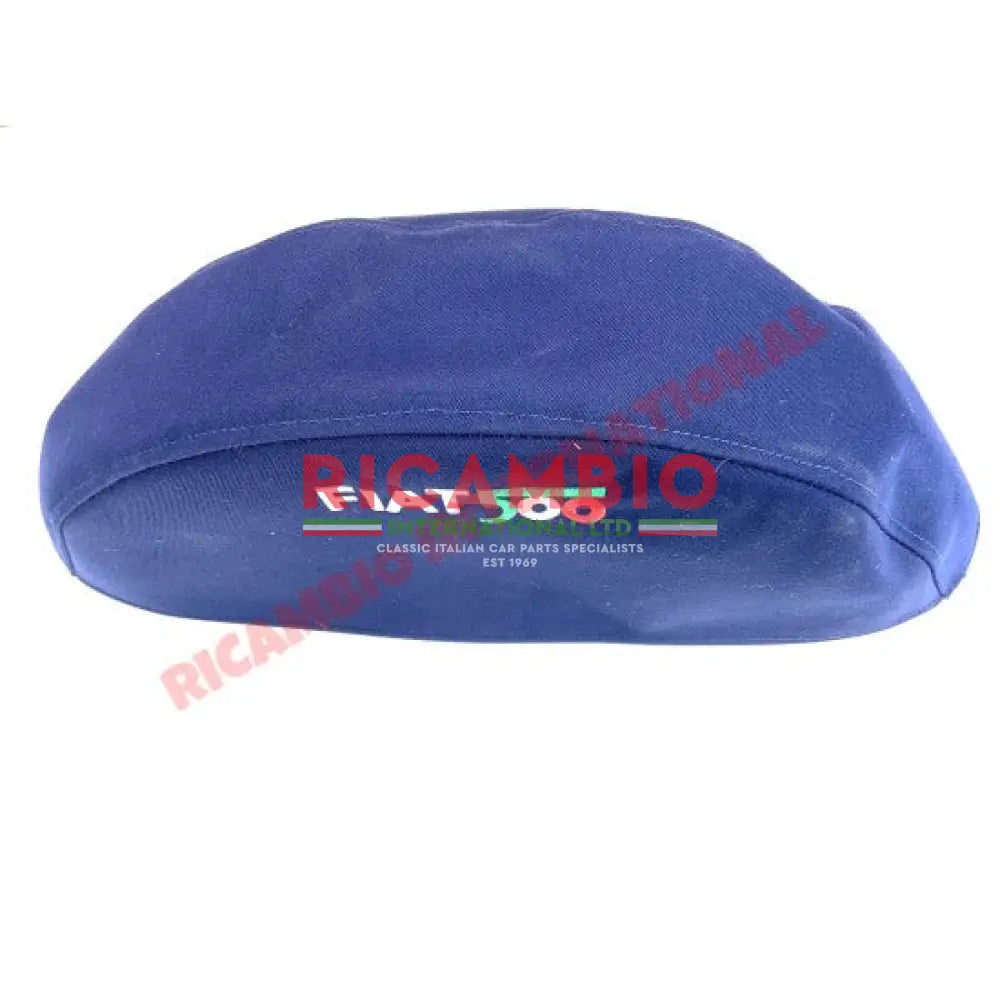 Royal Blue Mohair Spare Wheel Cover- Classic Fiat 500 - Classic Fiat 500 Parts & Spares