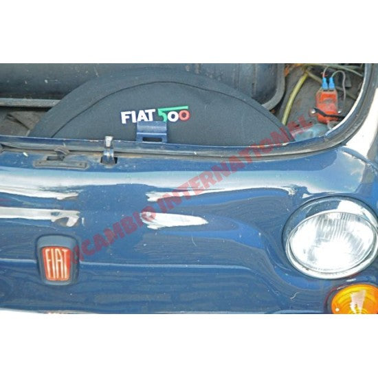 Royal Blue Mohair Spare Wheel Cover- Classic Fiat 500 - Classic Fiat 500 Parts & Spares