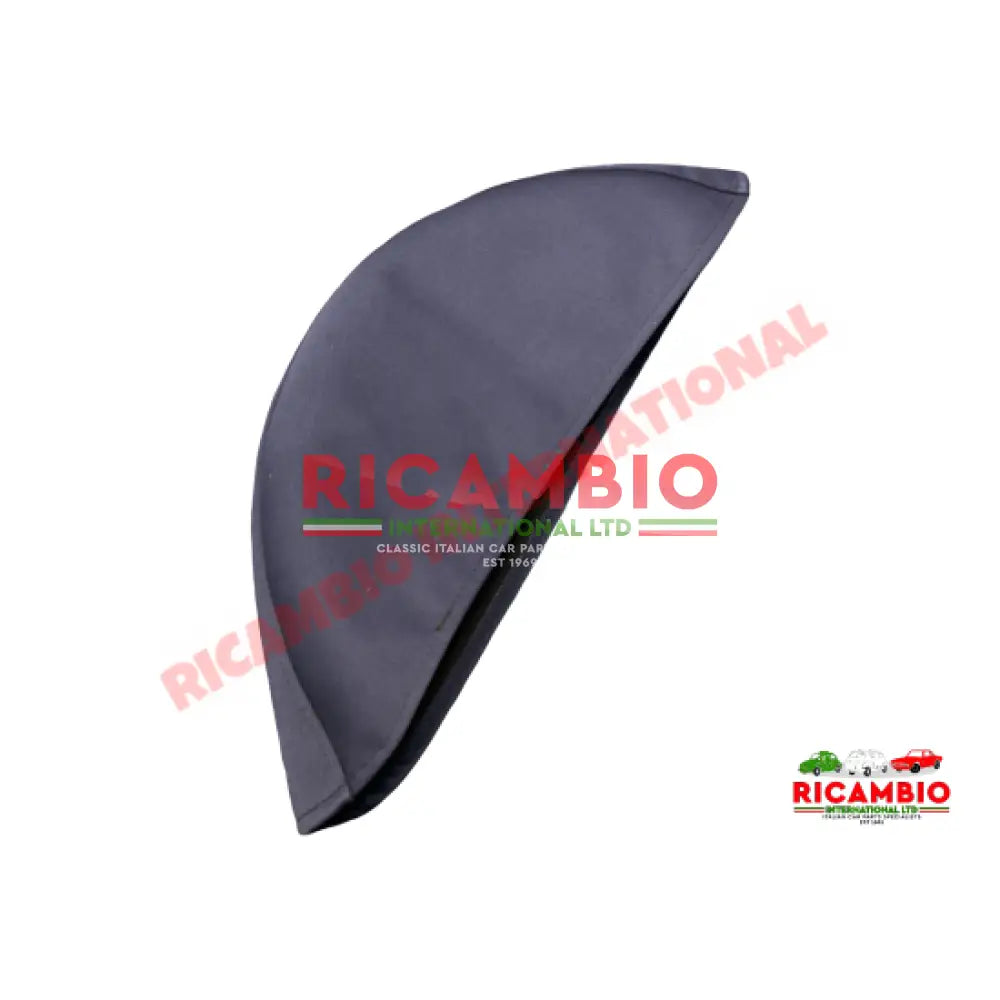 Royal Blue Mohair Spare Wheel Cover - Classic Fiat 500 - Wheels - Tyres and Tubes