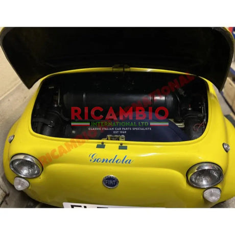 Royal Blue Mohair Spare Wheel Cover - Classic Fiat 500 - Wheels - Tyres and Tubes