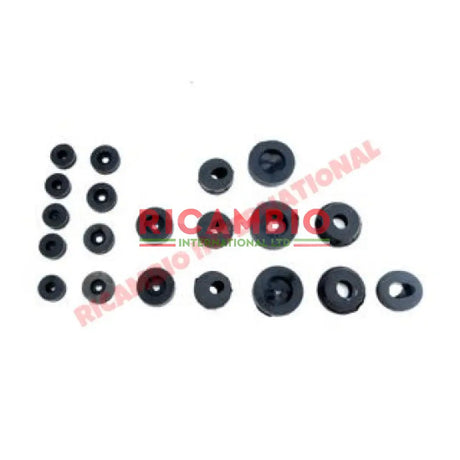 Rubber Grommet Kit (20 piece) - Classic Fiat 500 - Gaskets - Seals - Grommets and Rubber Parts