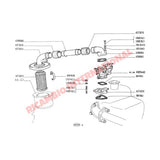 Rubber Hose to Air Filter Housing - Classic Fiat 500 - Fuel System