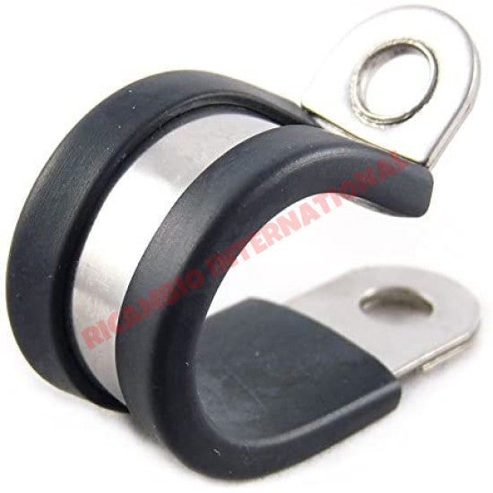 Rubber Lined Stainless Steel P Clip - Fuel System