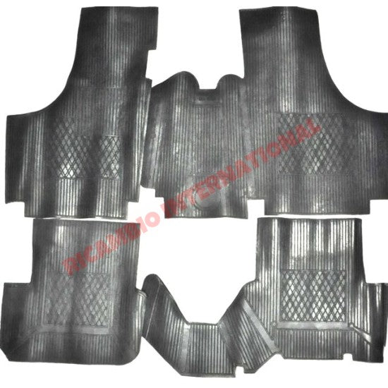 Rubber Mat Set (4 piece) - Classic Fiat 500 126 - Rubber Mats
