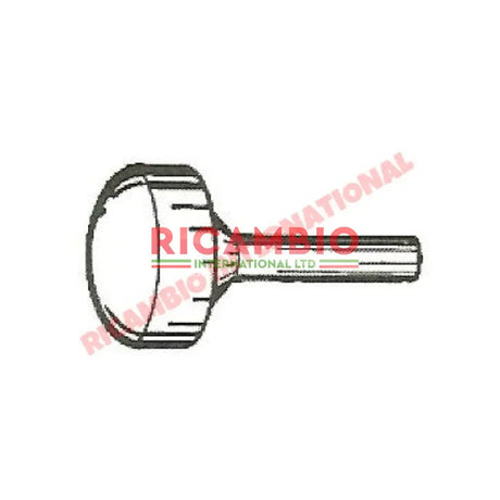 Rubber Pad Grommet (6.5mm) - Classic Fiat 500 126 600 850 - Gaskets - Seals - Grommets and Rubber Parts