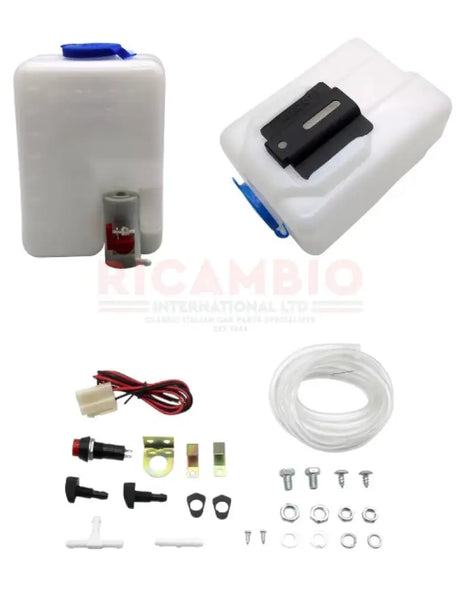 Screen Washer Reservoir & Motor Kit (1 litre) - Fiat Lancia,Alfa Romeo,Autobianchi many models - Lancia Y10