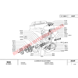 Second Hand Oil Thrower - Classic Fiat 500,126 - Mechanical & Engine Parts