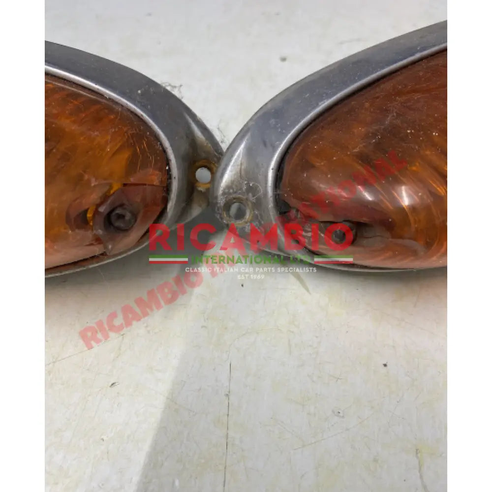 Second Hand Pair of Original (Left and Right) Rear Lamps - Classic Fiat 500 - Lights