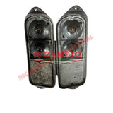 Second Hand Pair of Original Rear Lamp Bulb Holders - Classic Fiat 500D - Lights - Lamps and Lenses