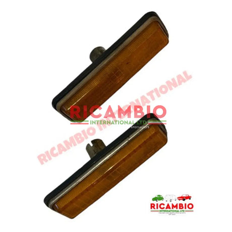 Second Hand Pair of Repeater Lamp & Seal - Lancia Beta,Delta,Thema - Lights - Lamps and Lenses