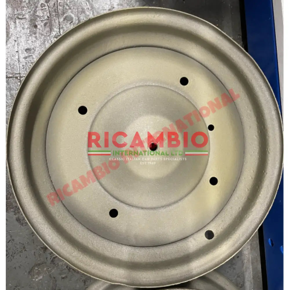 Second Hand Set of FOUR Steel Road Wheel - Classic Fiat 500 - Wheels And Tyres