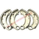 Set Aluminium Front Brake Shoes (4) - Fiat 600 Series 1 - Brake Parts and Components