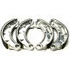 Set Aluminium Front Brake Shoes (4) - Fiat 600 Series 1 - DEPOSIT FOR OLD BRAKE SHOES - Brake Parts and Components