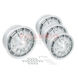Set of 12 inch Alloy Wheels (Lesmo) - Classic Fiat 500,126 - Modifications
