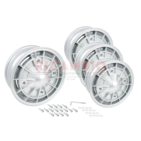Set of 12 inch Alloy Wheels (Lesmo) - Classic Fiat 500,126 - Modifications