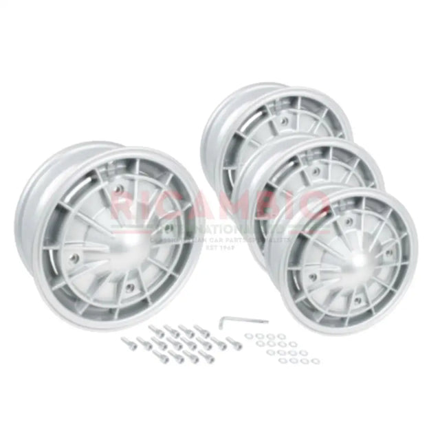 Set of 12 inch Alloy Wheels (Lesmo) - Classic Fiat 500,126 - Modifications