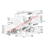 Set of 5 Original Style Aluminium Push Rod Tube - Classic Fiat 500 126 - Mechanical & Engine Parts