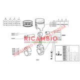 Set of Big End Con Rod Shells (STD Size) - Fiat 126 - Mechanical & Engine Parts
