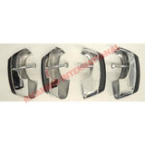 Set of Chrome Bumper Knudge Bars - Fiat 850 - Body Parts and Panels
