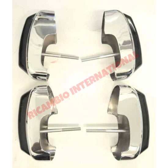 Set of Chrome Bumper Overiders - Classic Fiat 500 - Classic Fiat 500 Parts & Spares
