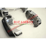 Set of Chrome Bumper Overiders - Classic Fiat 500 - Classic Fiat 500 Parts & Spares