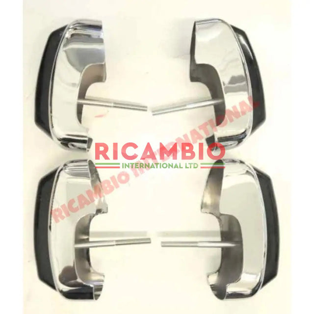 Set of Chrome Bumper Overiders - Classic Fiat 500 - Classic Fiat 500 Parts & Spares