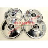 Set of Chrome Hub Caps - Fiat 130 - Exterior Trim